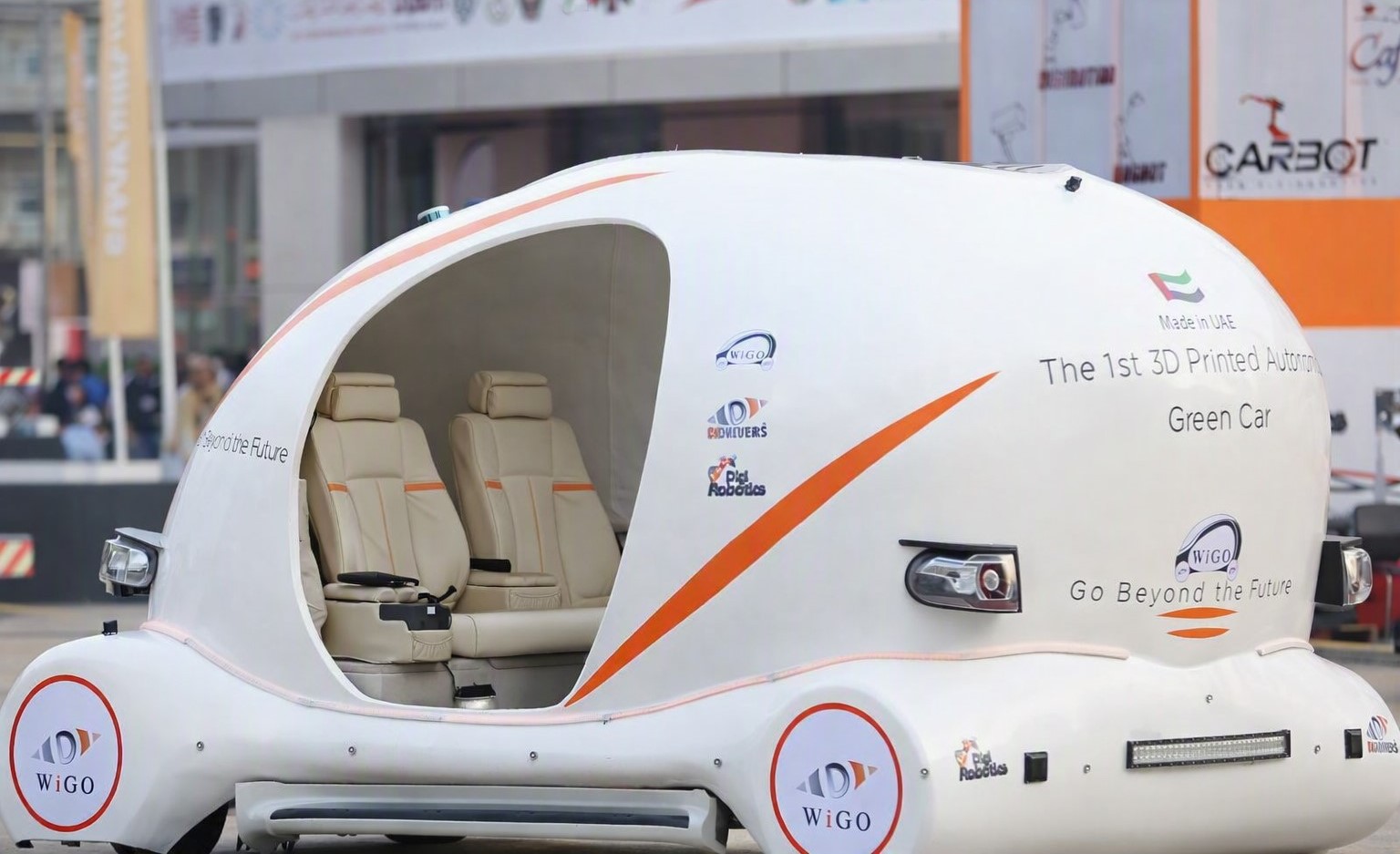DROXY electric autonomous drone on display